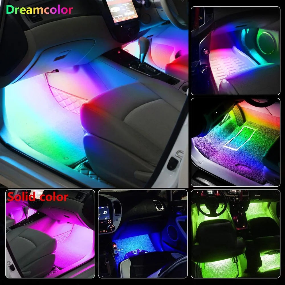 Neon LED Car Interior